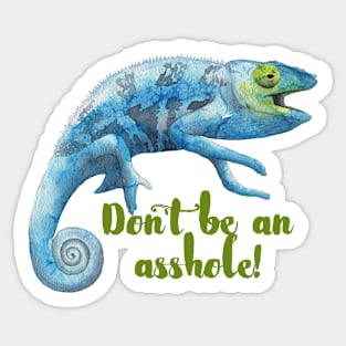 Don't Be An Asshole Sticker